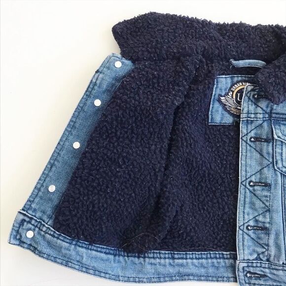 Urban republic sherpa lined jean jacket VGUC 12m - Picture 3 of 5